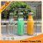 Ring Neck Beverage Juice Glass Bottle With Metal Lid