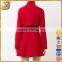 RED panel detail woman trench coat