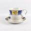 Beautiful porcelainware tea cup and saucer wholesale