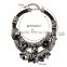 New European Vintage Luxurious Collar Chain Lace Flower Chain Choker Necklace for Women