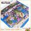 Fancy Holiday Oil Painting Kerchief Imitate Silk Square Scarf