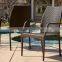 GR-R11118 outdoor poly rattan garden furniture metal frame rattan patio chair