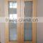 Exterior Solid Wood With Double Pane Tempered Glass Entrance Door Type French Door