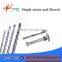 120mm bimetallic screw barrel screw and barrel for plastic machinery