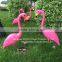 Plastic Material and Ornaments Type home and garden decoration Flamingo for yard lawn Bird animal art decoration