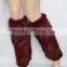 long style wholesale fashion women rabbit fur leg warmers girls