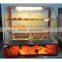 K100 Curved Glass Electric Food Warming Display Showcase