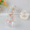 Food grade factory promotional 210ml customized clear eco-design thermos infant bottle borosilicate glass baby feeding bottle