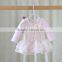 2016 high quality baby girl stripe cotton child baby dress new style model