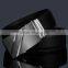 High Quality Black Business Man Genuine Leather Ratchet Belt