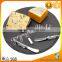 Black round natural slate placemat