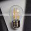 Wholesale super bright 4W all glass 360 degree g45 filament led bulb