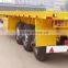 Skeleton container transport semi trailer on sale