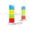 Colorful universal 4/6/8 outlet power strip with usb