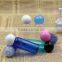 18cm Neck Size ball shape lid 20ml PET Cylinder Travel type bottle essentialoil bottle
