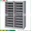 TJG Taiwan Office Efficiency 30 Transparent Drawer Filing Cabinet Magazine Newspaper Document Cabinet
