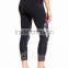 Mid-calf length sublimated sexy women capris pants fitness capri legging