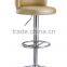 TB gold metal durable use modern pu bar stool made in china
