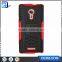 China Mobile Accessories TPU + PC Hard Back Cover Hybrid Case For Alcatel One Touch Flash 2 Armor Kickstand Case