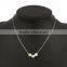 Fashion gold-plated beads pendant cheap necklace clavicle chain