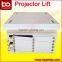 Office Ceiling Motorized Retractable Projector Flip Down Lift Mechanism with Remote Control for Office Equipment