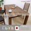 High quality and Durable solid walnut dining table with various kind of wood made in Japan