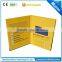 Fashion Hard Cover Design 4.3'' Invitation LCD Video Greeting Card