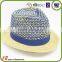 Character Style And Plain Dyed Pattern lady Cowboy Staw Hat