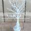 90CM white potted artificial wish tree mantaniza wedding table tree centerpiece