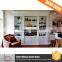 Factory Price Teak Wood Bookcase With Study Table