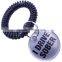 Fashion plastic spring wrist coil keychain in hot sales from GuangDong factory
