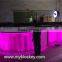 Customized 3m by 3m Purple Color Mall Food Kiosk Bubble Tea Kiosk Design for Sale