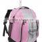 seersucker backpack blank canvas backpack school drawstring back bag