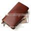 Trendy men's clutch wallet,genuine leather purse wholesale