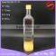 750ml square glass olive oil bottle with aluminum cap