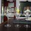 Handmade Transparent high temperature decal small bird crystal Red Wine Glass