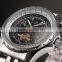 Kronen & Sohne 24hour Moonphase Stainless Steel Mechanical Men's Watch Sport