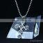 Hot On Sale Stainless Steel Cross Pendant with crystals