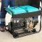 Air-cooled small portable silent diesel power generator 5kw with CE/ISO