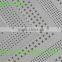 Perforated gypsum ceiling tiles