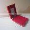 Nice storage box made of red velvet from Vietnam