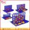 Small size plastic 4 in a row game