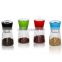 Stainless steel glass plastic Salt And Pepper Grinder Shakers