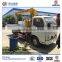 Dongfeng 4*2 4*4 type 95 Hp truck mouted crane crane low bed semi-trailer
