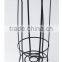Freestanding Kitchen Use Metal Wire Tissue Paper Towel Holder Chrome