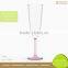 Unique Shaped Pink Color Drinking Glass