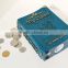 Book Shape Money Saving box,custom made plastic book shape coin bank,creative pvc money box