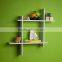Asymmetric Laminate Square Floating Wall Shelf lovely DIY home Decorative floating wall shelf wholesale
