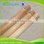 china cheap broom parts Varnished stick wood with America threaded