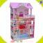 new design wooden doll house high quality wooden toy doll house W06A092